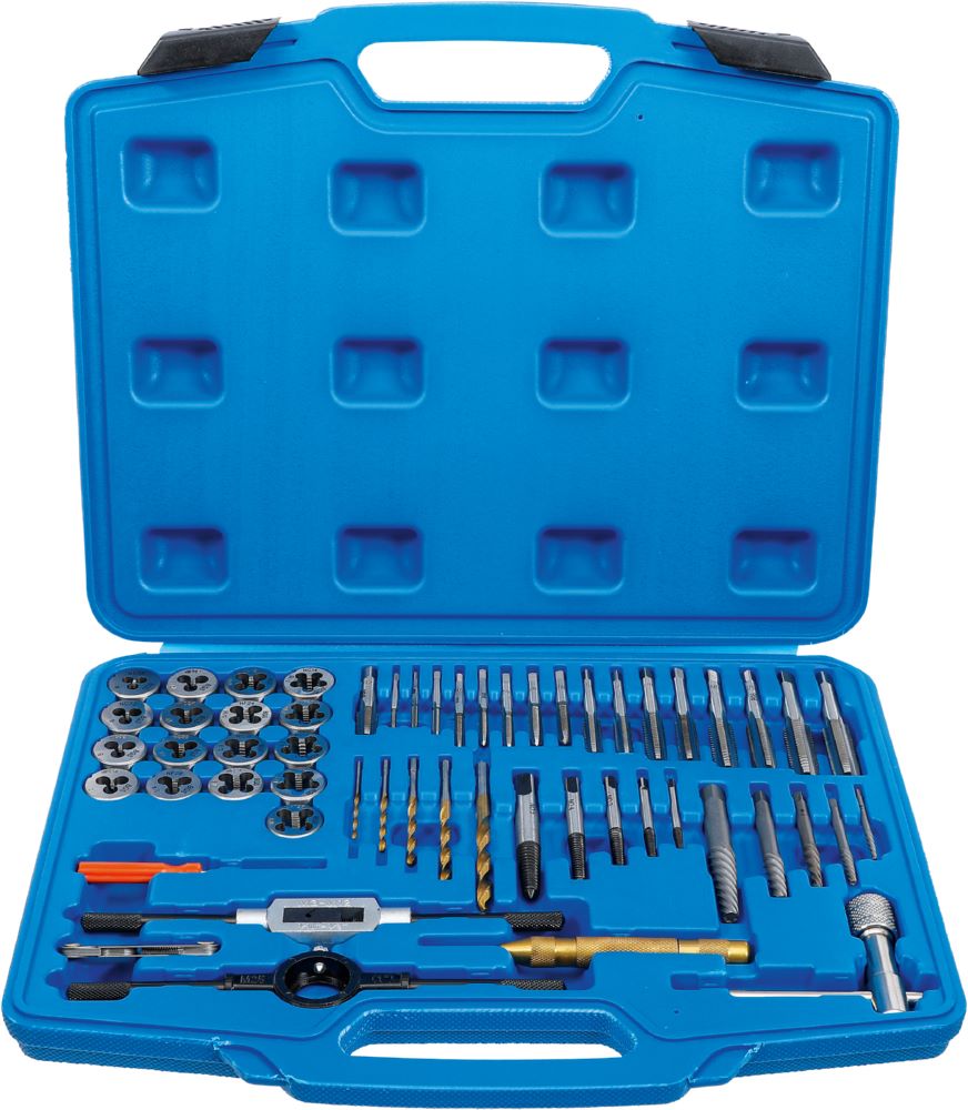 Produktbild BGS Gewindeschneid Satz 1/4 Zoll - 1/2 Zoll 56 teilig bild 1