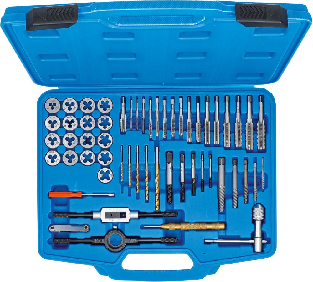 Produktbild BGS Gewindeschneid Satz 1/4 Zoll - 1/2 Zoll 56 teilig bild 4