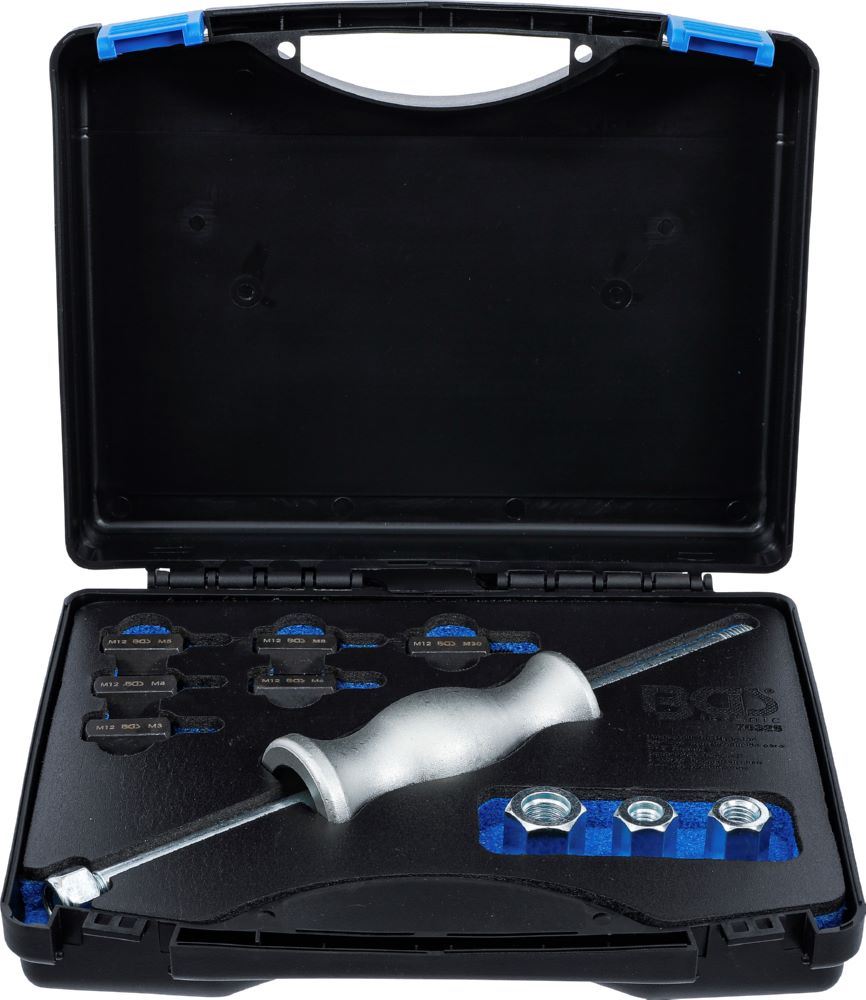 Produktbild BGS Gleithammer Satz mit Gewinde-Adaptern 12 teilig