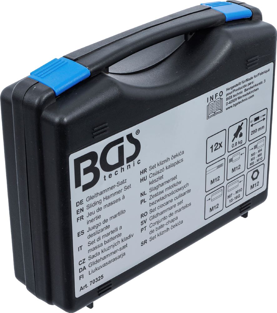 Produktbild BGS Gleithammer Satz mit Gewinde-Adaptern 12 teilig bild 5