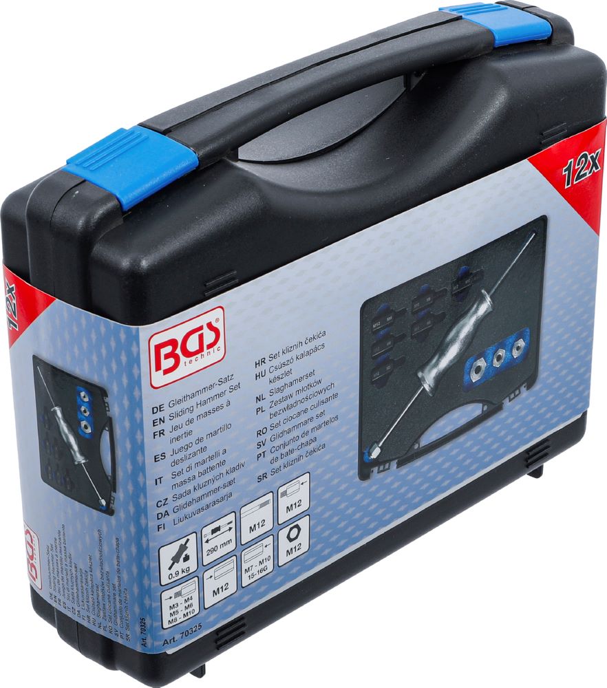 Produktbild BGS Gleithammer Satz mit Gewinde-Adaptern 12 teilig bild 6