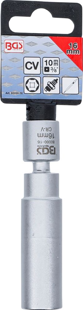 Produktbild BGS Glüh und Zündkerzen Gelenk-Einsatz Antrieb Innenvierkant 10 mm 3/8 Zoll 16mm bild 4