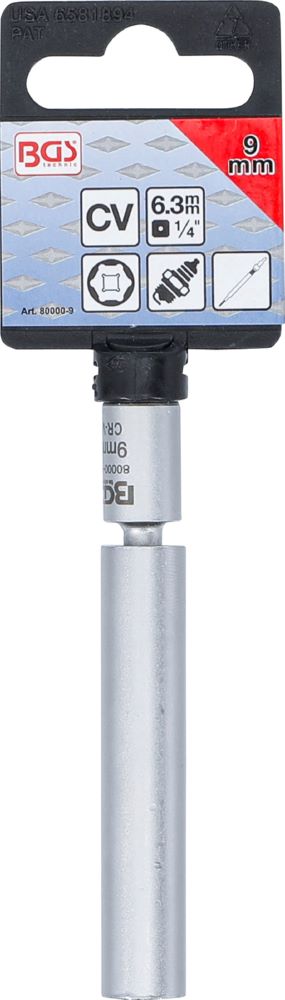 Produktbild BGS Glüh und Zündkerzen Gelenk-Einsatz Antrieb Innenvierkant 6,3 mm 1/4 Zoll 9mm bild 4