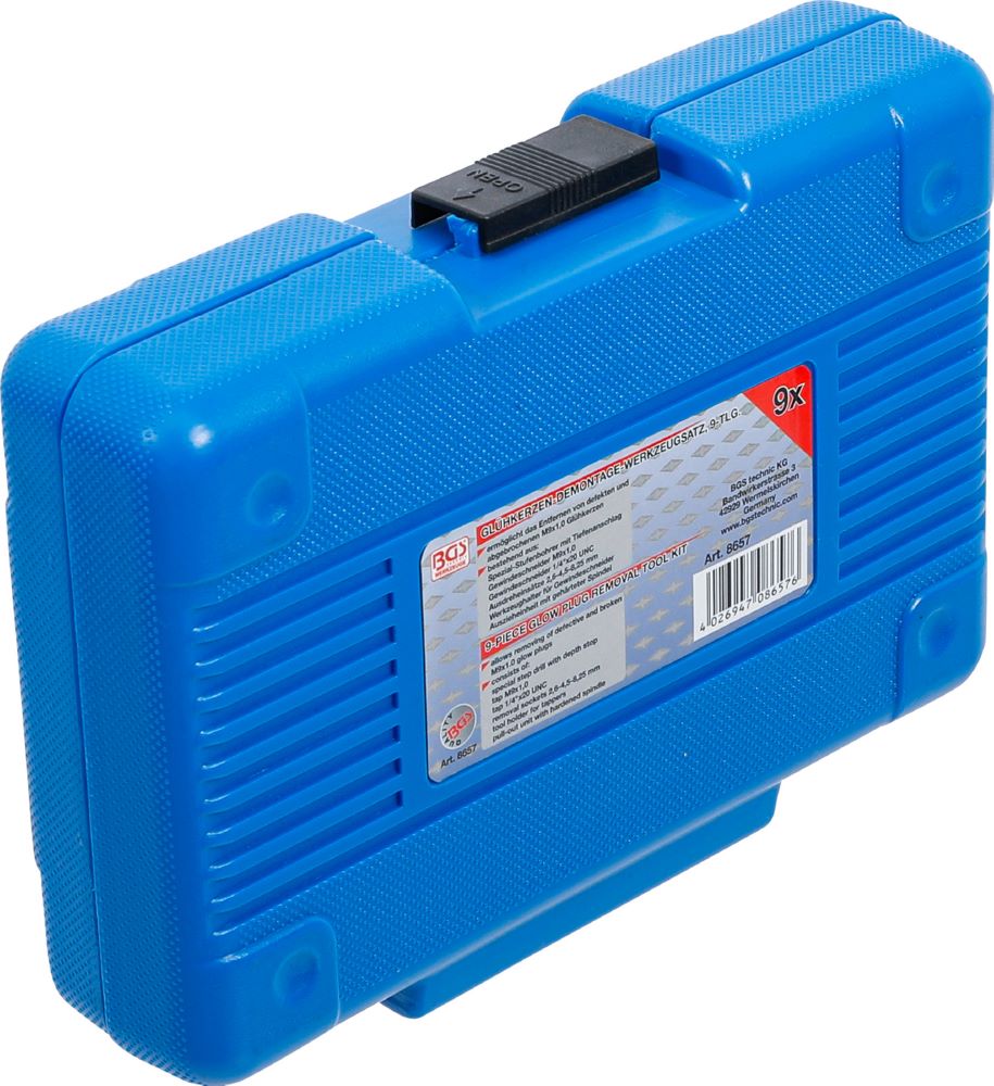 Produktbild BGS Glühkerzen Demontage Werkzeug Satz M9 9 teilig bild 6