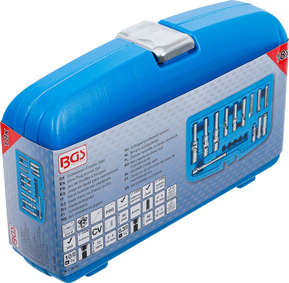 Produktbild BGS Glühkerzen Einsatz Satz 18 teilig bild 6