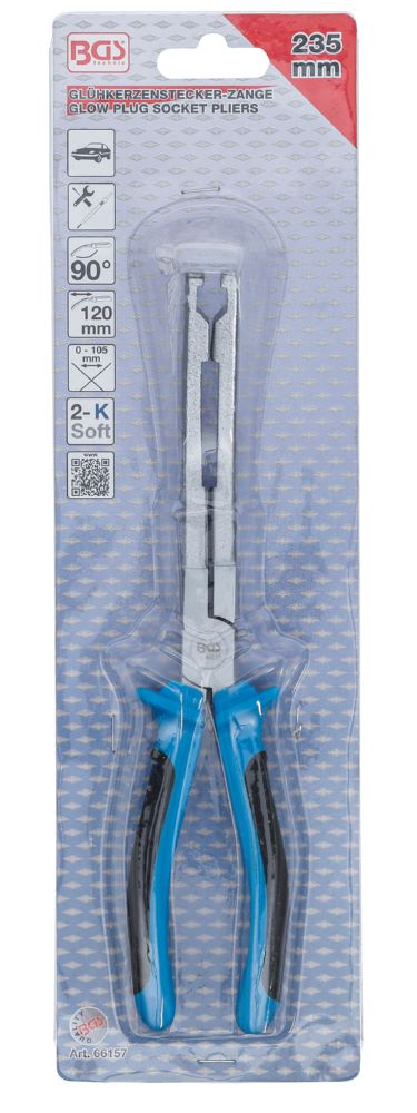 Produktbild BGS Glühkerzenstecker Zange 90 grad abgewinkelt bild 4