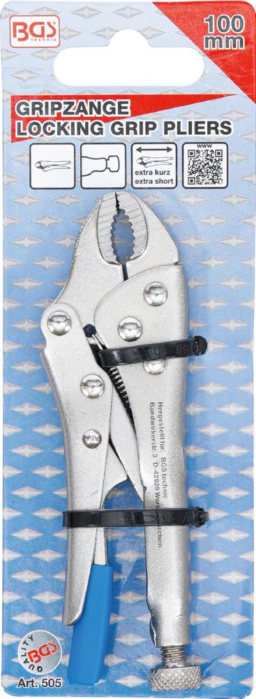 Produktbild BGS Gripzange extra kurz 100 mm bild 5