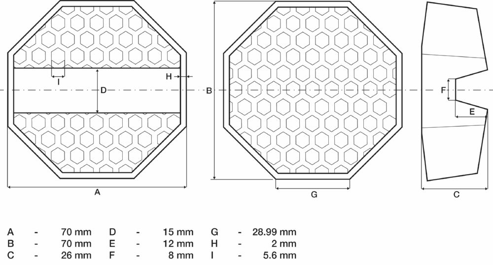 Produktbild BGS Gummiauflage für Wagenheber 70 x 70 x 26 mm bild 2