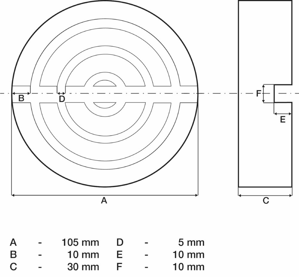 Produktbild BGS Gummiauflage für Wagenheber Durchmesser 105 mm bild 2