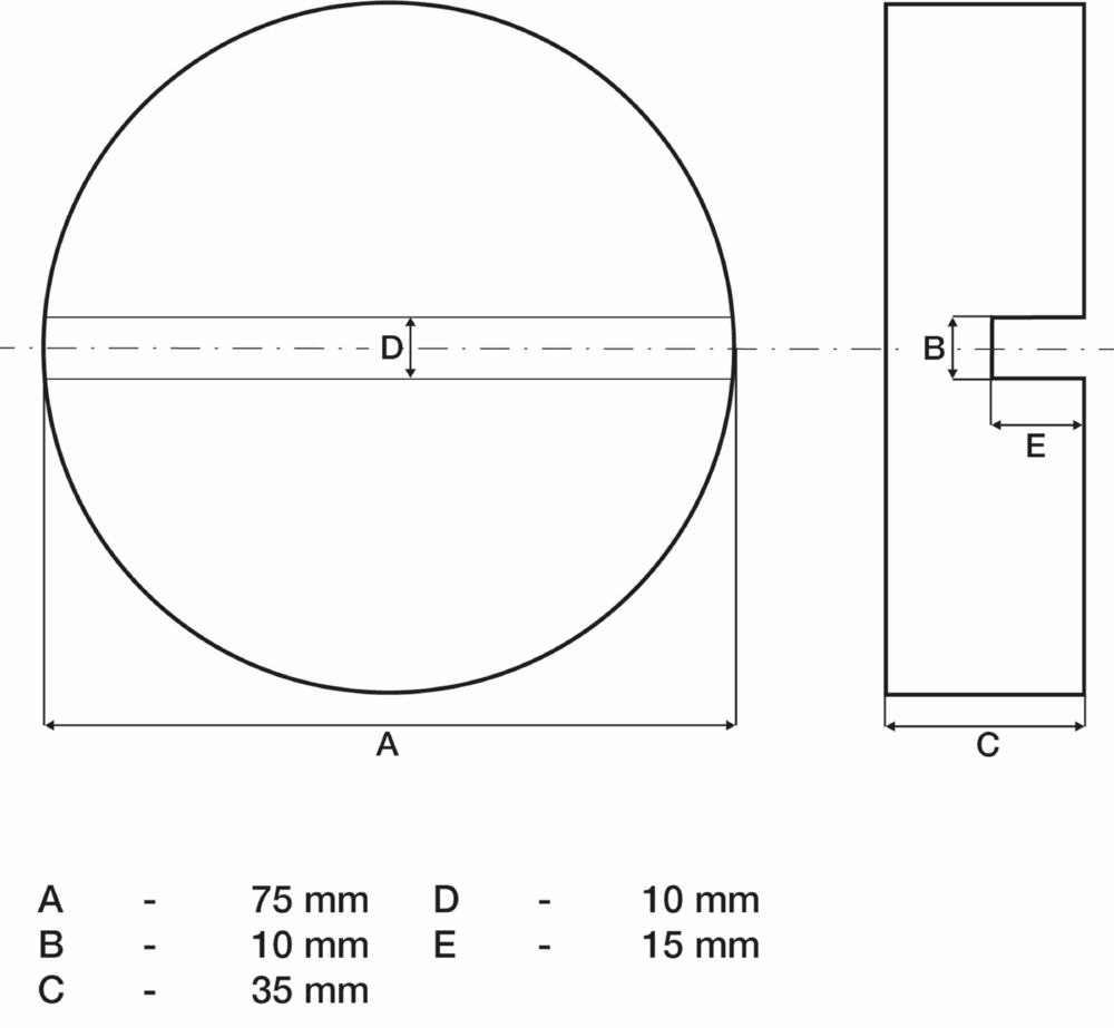 Produktbild BGS Gummiauflage für Wagenheber 75 x 35 mm bild 2