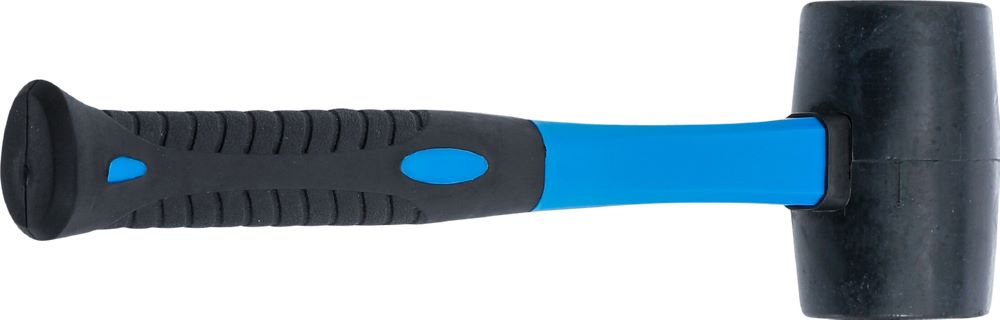 Produktbild BGS Gummihammer Fiberglasstiel Durchmesser 50 mm 280 g schwarzer Kopf bild 4