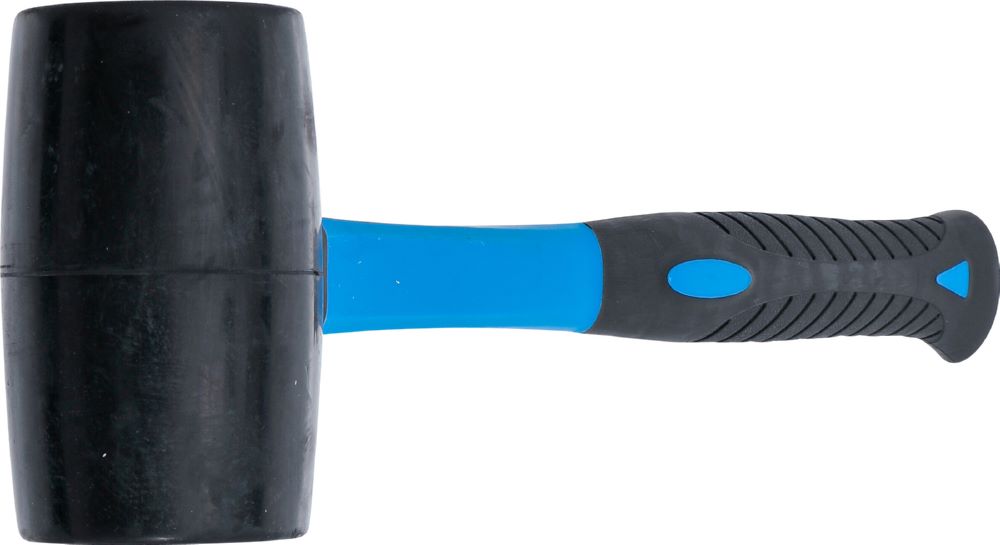 Produktbild BGS Gummihammer Durchmesser 65 mm 720 g Fiberglasstiel schwarzer Kopf bild 3