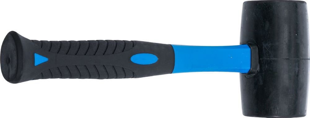 Produktbild BGS Gummihammer Durchmesser 65 mm 720 g Fiberglasstiel schwarzer Kopf bild 4