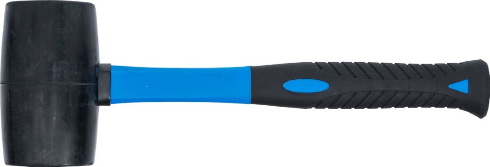 Produktbild BGS Gummihammer Durchmesser 65 mm 720 g Fiberglasstiel schwarzer Kopf bild 5