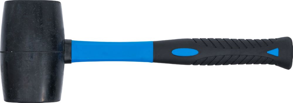 Produktbild BGS Gummihammer Fiberglasstiel Durchmesser 70 mm 900 g schwarzer Kopf bild 5