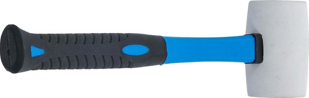 Produktbild BGS Gummihammer Fiberglasstiel Durchmesser 48 mm 250 g weißer Kopf bild 4