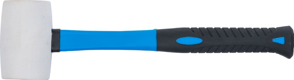 Produktbild BGS Gummihammer Fiberglasstiel Durchmesser 48 mm 250 g weißer Kopf bild 5