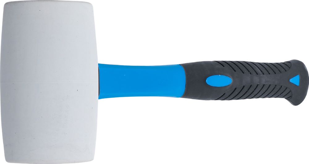 Produktbild BGS Gummihammer Fiberglasstiel Durchmesser 64 mm 750 g weißer Kopf bild 3