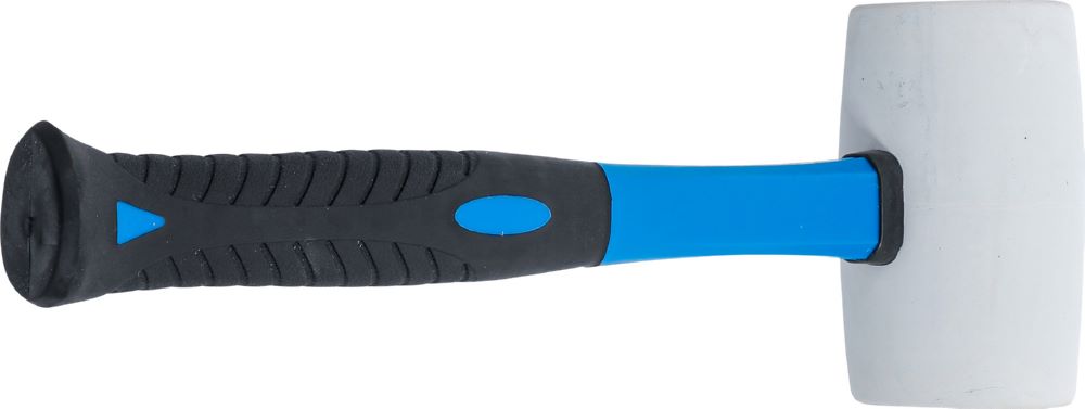Produktbild BGS Gummihammer Fiberglasstiel Durchmesser 64 mm 750 g weißer Kopf bild 4