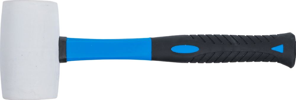 Produktbild BGS Gummihammer Fiberglasstiel Durchmesser 64 mm 750 g weißer Kopf bild 5