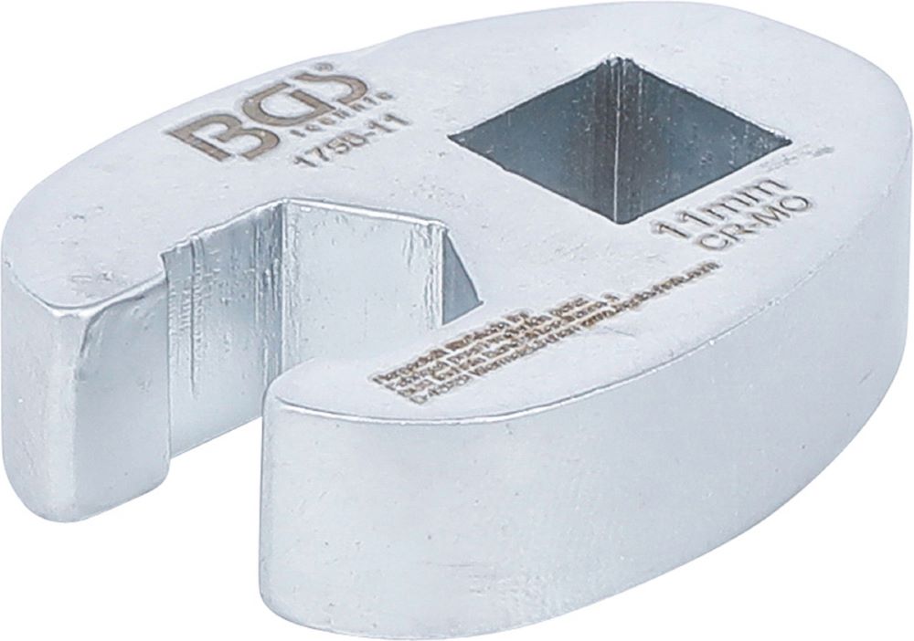 Produktbild BGS Hahnenfußschlüssel Innenvierkant 10 mm 3/8 Zoll 11 mm bild 1