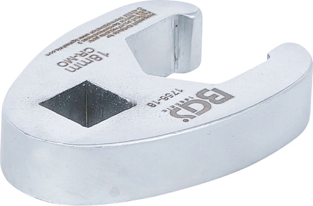 Produktbild BGS Hahnenfußschlüssel Innenvierkant 10 mm 3/8 Zoll 18 mm bild 2