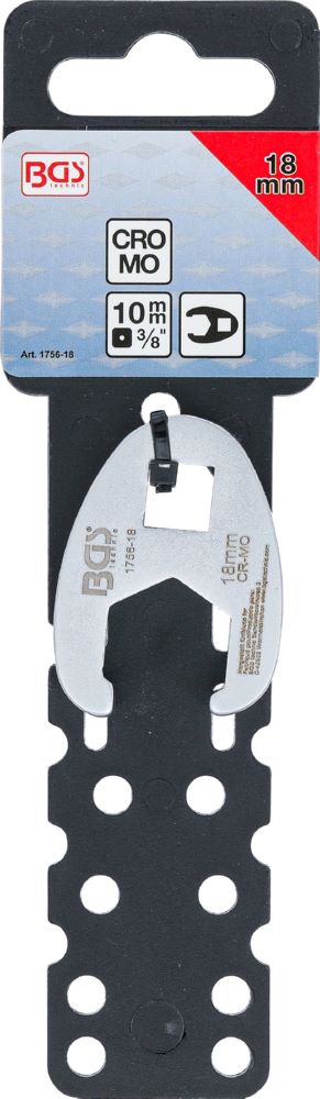 Produktbild BGS Hahnenfußschlüssel Innenvierkant 10 mm 3/8 Zoll 18 mm bild 4
