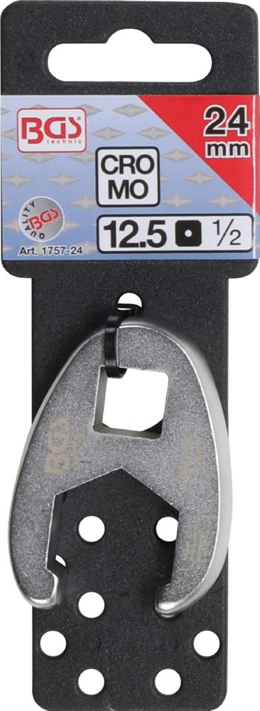 Produktbild BGS Hahnenfußschlüssel Innenvierkant 12,5 mm 1/2 Zoll 24 mm bild 3