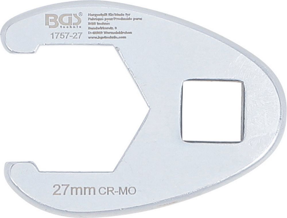 Produktbild BGS Hahnenfußschlüssel Innenvierkant 12,5 mm 1/2 Zoll 27 mm bild 4