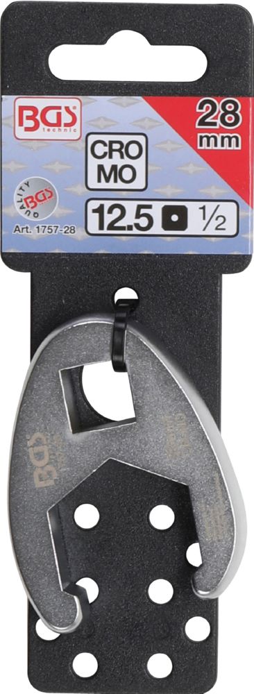 Produktbild BGS Hahnenfußschlüssel Innenvierkant 12,5 mm 1/2 Zoll 28 mm bild 3