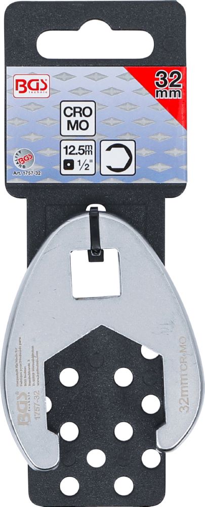 Produktbild BGS Hahnenfußschlüssel Innenvierkant 12,5 mm 1/2 Zoll 32 mm bild 4