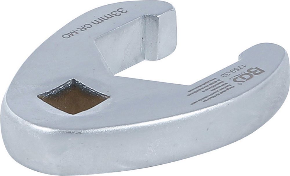 Produktbild BGS Hahnenfußschlüssel Innenvierkant 12,5 mm 1/2 Zoll 33 mm bild 3