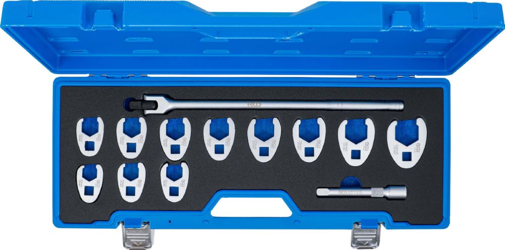 Produktbild BGS Hahnenfußschlüssel Satz Innenvierkant 12,5 mm 1/2 Zoll 20 - 32 mm 13 teilig bild 4