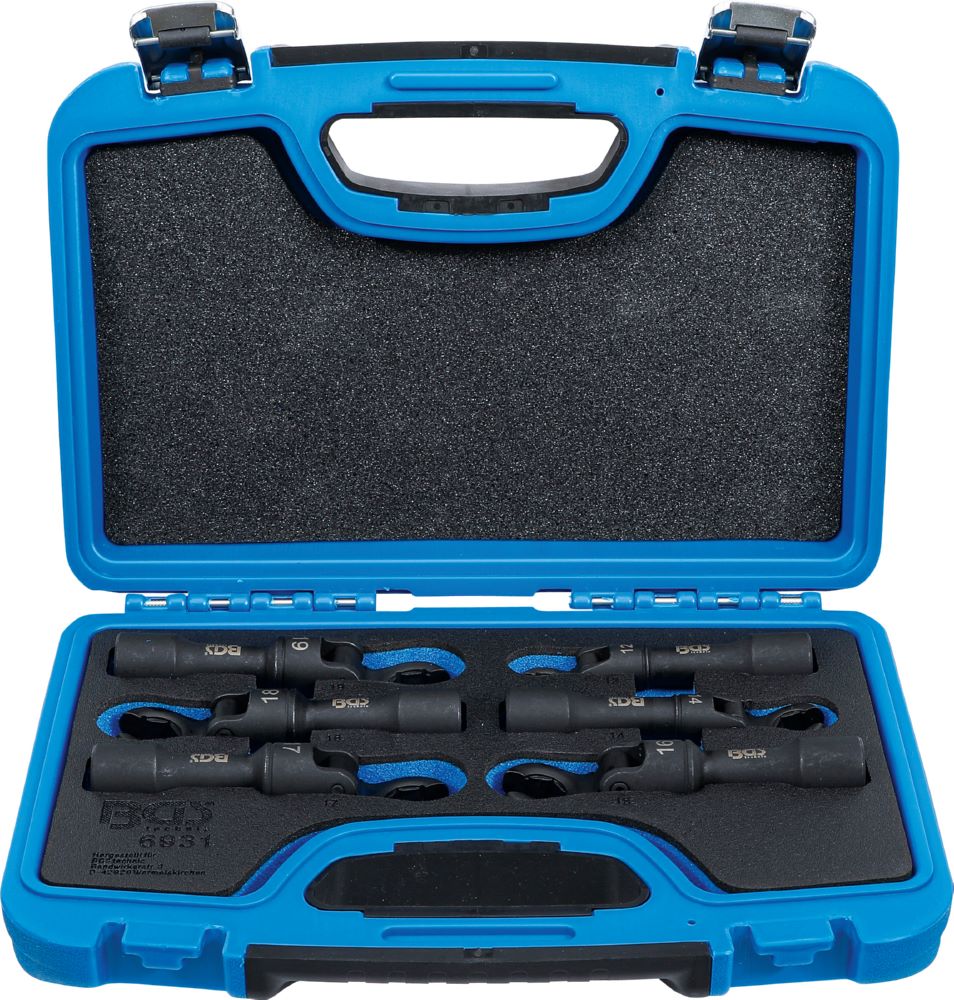 Produktbild BGS Hahnenfußschlüssel Satz Antrieb Innenvierkant 12,5 mm 1/2 Zoll flexibel 6 teilig