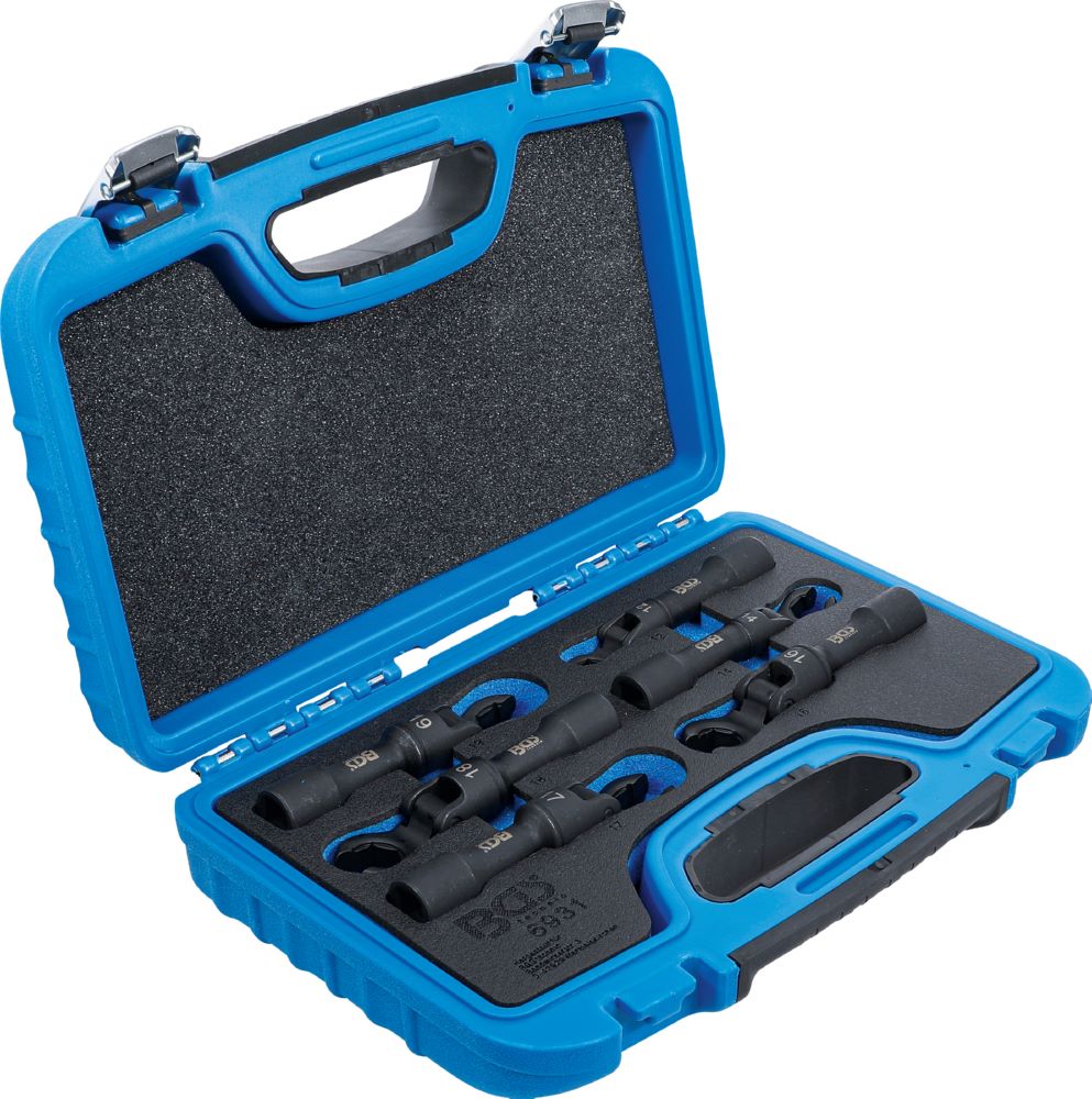 Produktbild BGS Hahnenfußschlüssel Satz Antrieb Innenvierkant 12,5 mm 1/2 Zoll flexibel 6 teilig bild 2