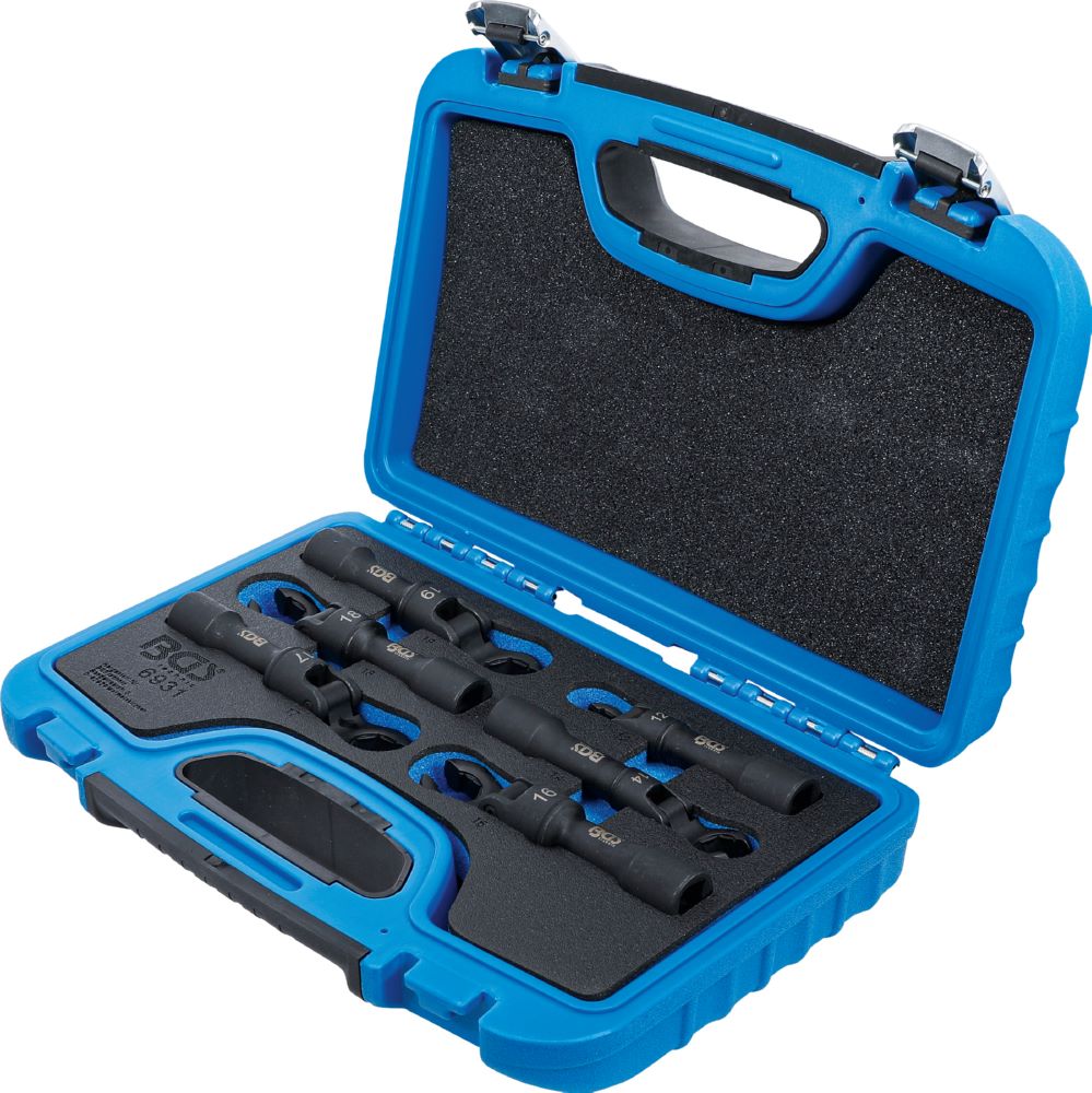 Produktbild BGS Hahnenfußschlüssel Satz Antrieb Innenvierkant 12,5 mm 1/2 Zoll flexibel 6 teilig bild 3