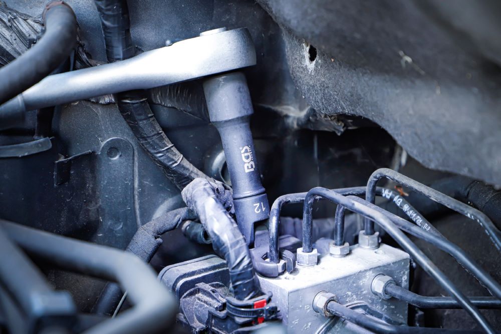 Produktbild BGS Hahnenfußschlüssel Satz Antrieb6 teilig Innenvierkant 10 mm 3/8 mit Gelenk bild 2