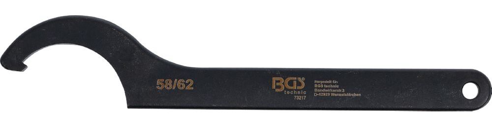 Produktbild Hakenschlüssel mit Nase 58 - 62 mm bild 2