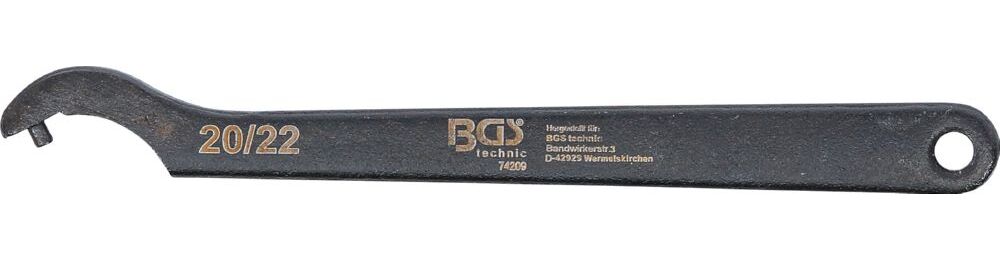 Produktbild Hakenschlüssel mit Zapfen 20 - 22 mm bild 2