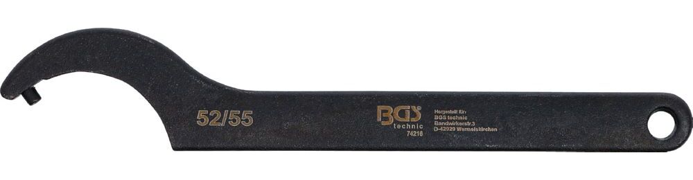 Produktbild Hakenschlüssel mit Zapfen 52 - 55 mm bild 2