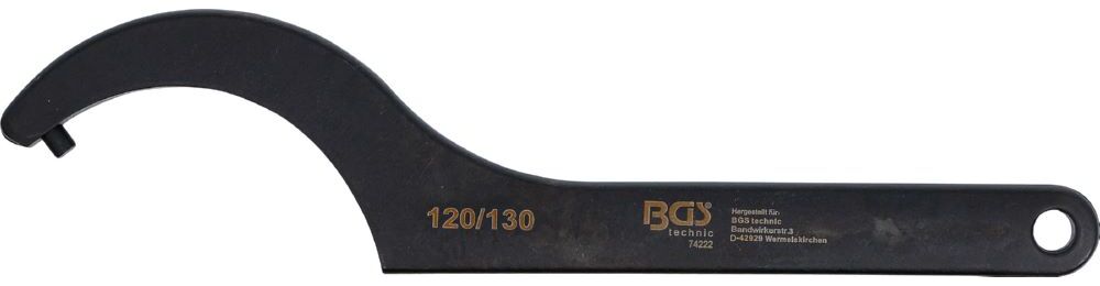 Produktbild Hakenschlüssel mit Zapfen 120 - 130 mm bild 2