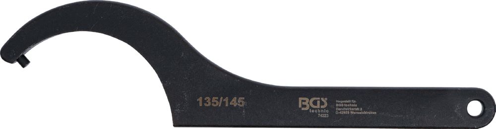 Produktbild Hakenschlüssel mit Zapfen 135 - 145 mm bild 2