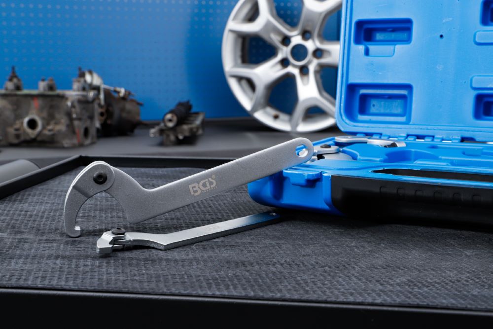 Produktbild BGS Hakenschlüssel Satz 35 - 120 mm 8 teilig bild 2