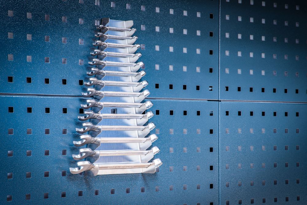 Produktbild Halter für Maul-/Ringschlüssel 14 Auflagen für Schrankwand-System bild 2