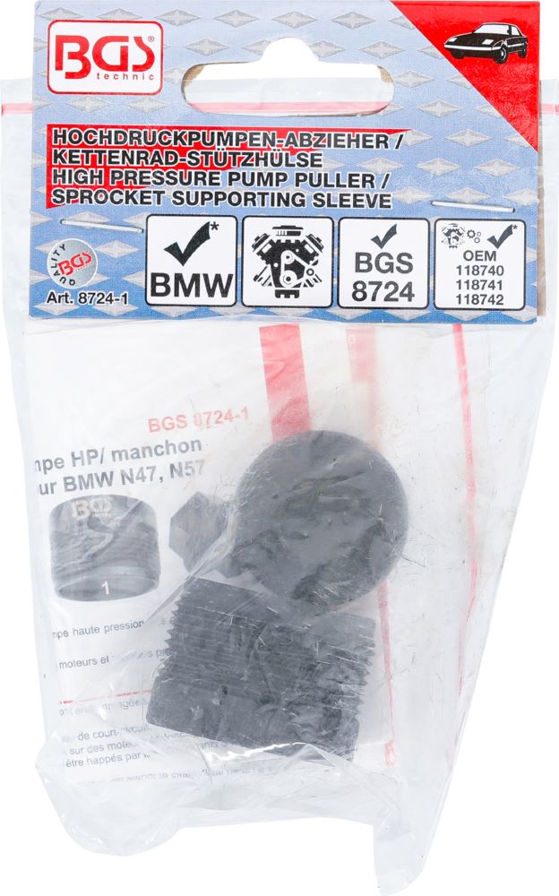 Produktbild BGS Hochdruckpumpen-Abzieher Kettenrad-Stützhülse für BMW N47 / N57 bild 4