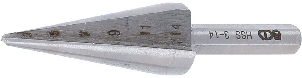 Produktbild BGS Hochleistungs Blechschälbohrer Größe 1 3 - 14 mm