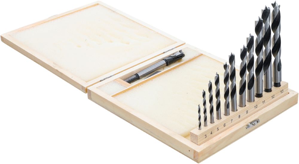 Produktbild Holzbohrer- / Zentrumbohrer Satz 14 teilig bild 2