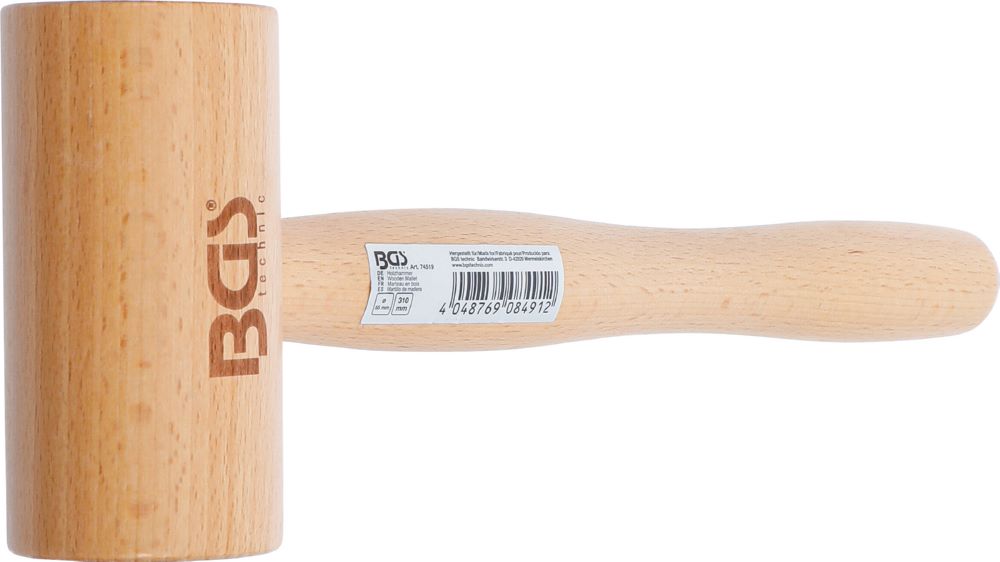 Produktbild BGS Holzhammer Durchmesser 55 mm 180 gramm bild 3