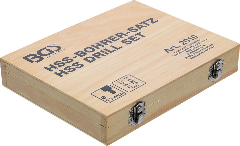 Produktbild BGS HSS Bohrer Satz 13 - 25 mm 8 teilig bild 7