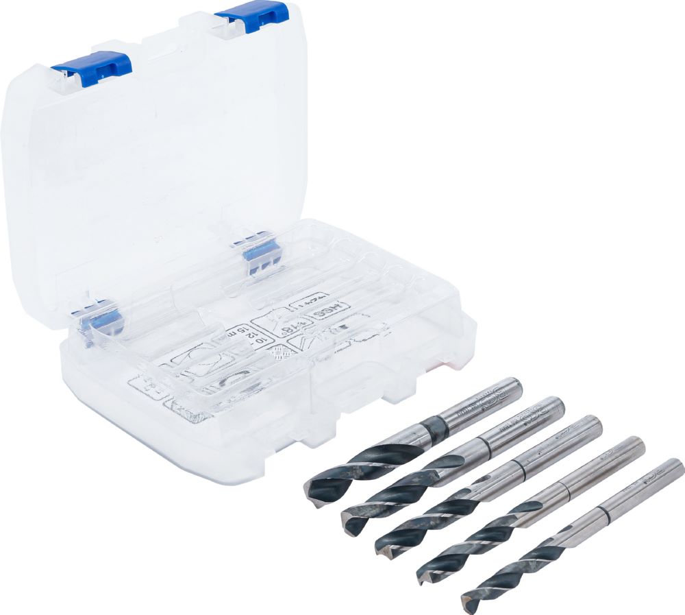 Produktbild BGS HSS Bohrer Satz 10 - 11 - 12 - 13 - 15 mm 5 teilig bild 1